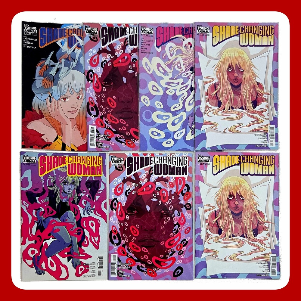 Shade The Changing Woman DC Young Animal Comic Lot 1-5 Variant Cover 7ct Set